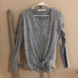 NEW black splotchy top